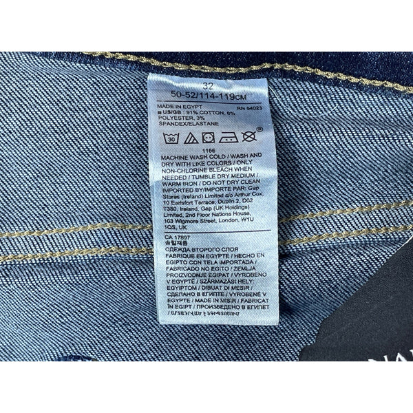 Womens Mid-Rise Dark Blue Skinny Jeans New