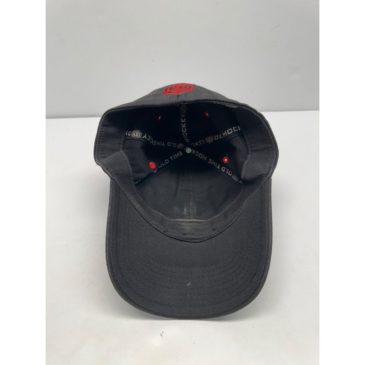 Chicago Blackhawks Baseball Cap NHL Old Time Hockey Black Hat One Size