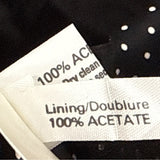 Vintage David Charles Black Polka Dot Dress With Ruffled Neckline Size S/14 yrs