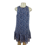 Speechless Women’s Sleeveless Floral Print Ruffle Hem Dress Size M