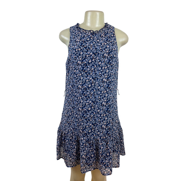 Speechless Women’s Sleeveless Floral Print Ruffle Hem Dress Size M