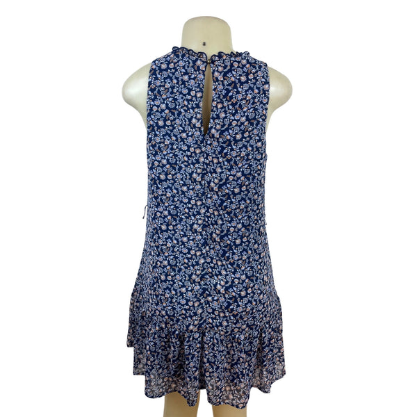 Speechless Women’s Sleeveless Floral Print Ruffle Hem Dress Size M
