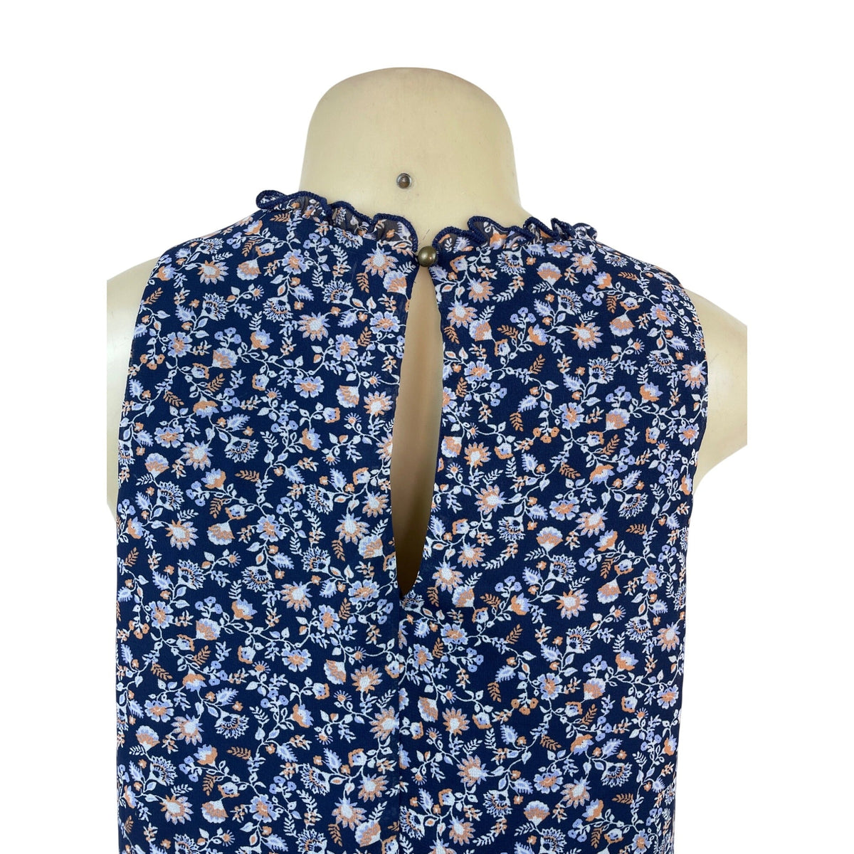 Speechless Women’s Sleeveless Floral Print Ruffle Hem Dress Size M