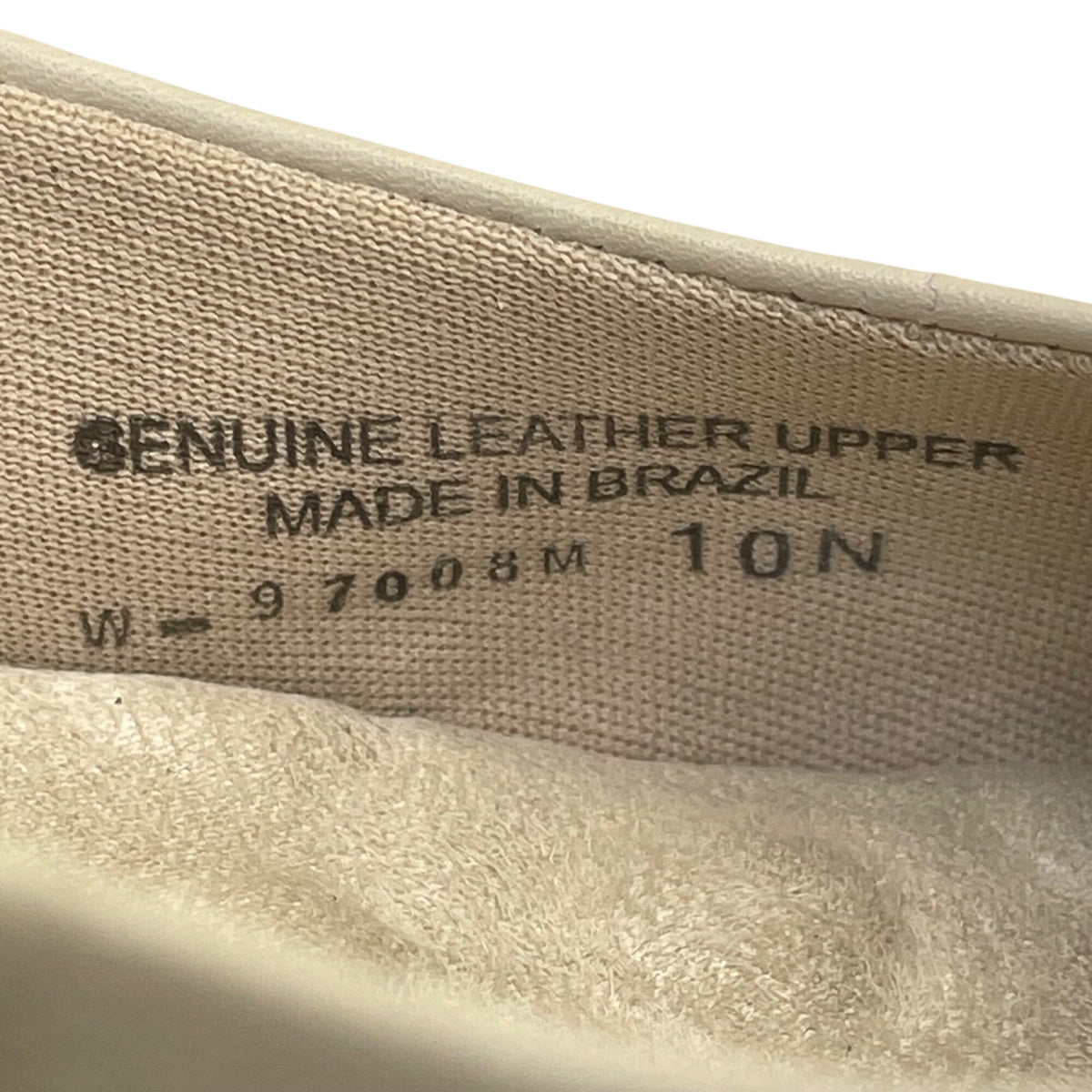 Walking Cradles Women’s Bone Leather Comfortable Slip-On Flats Shoes Size 10N