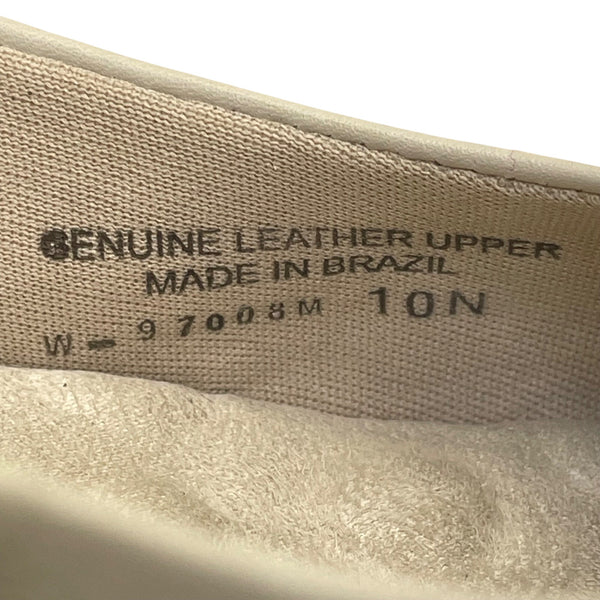 Walking Cradles Women’s Bone Leather Comfortable Slip-On Flats Shoes Size 10N