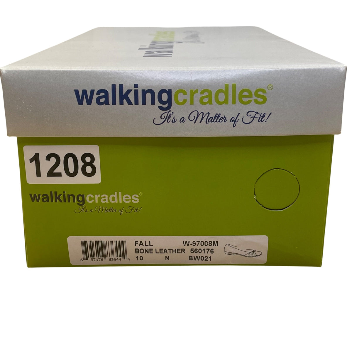 Walking Cradles Women’s Bone Leather Comfortable Slip-On Flats Shoes Size 10N