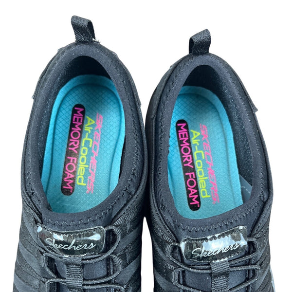 Skechers Black Shake It Off Size 7.5 Womens Sneakers - New