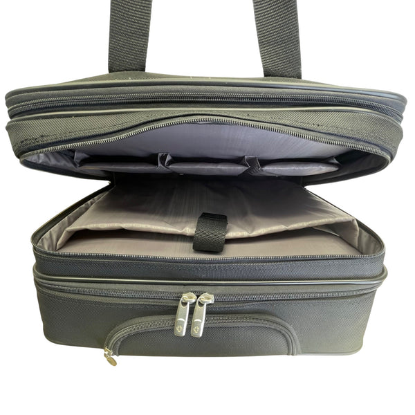 Samsonite Rolling Luggage Bag With Telescoping Handle & Multiple Compartments