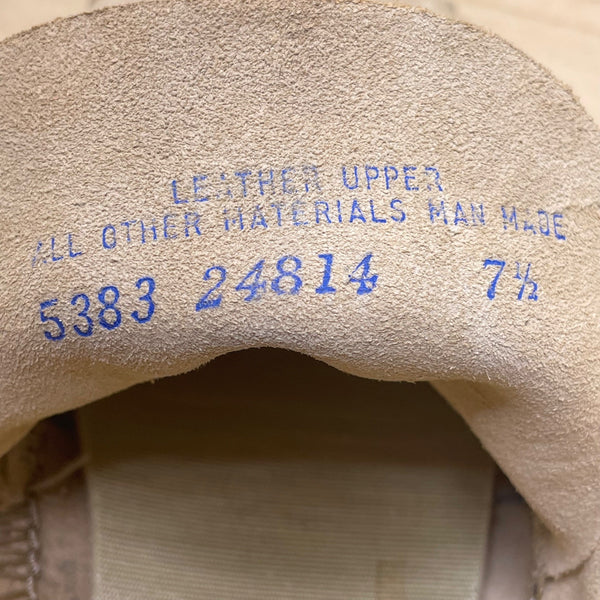 Lake Church Men’s Sand Suede Fringe Hand laced Hard Sole Moccasins Size 7.5