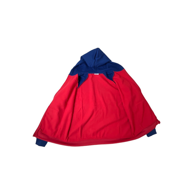 Kloanz Men's Red And Blue Washington nationals Zip Up Hoodie Sz M