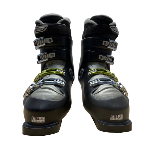 Salomon Evolution Z 8.99 Mens Black Adjustable Buckles Autofit Ski Boots Sz 10.5