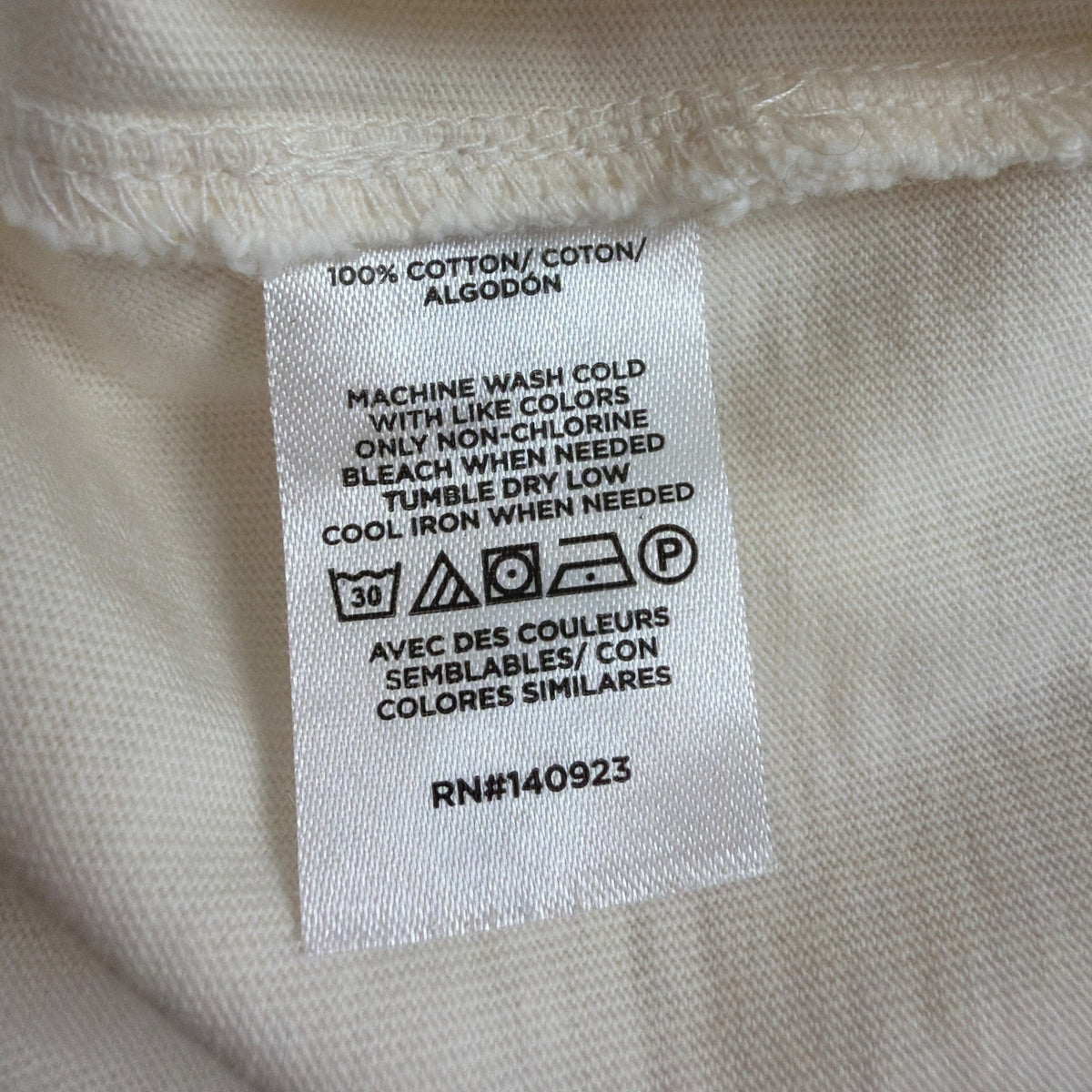 Loft Womens Cream Cotton Long Sleeve Top Relaxed Fit Blouse Sz XL