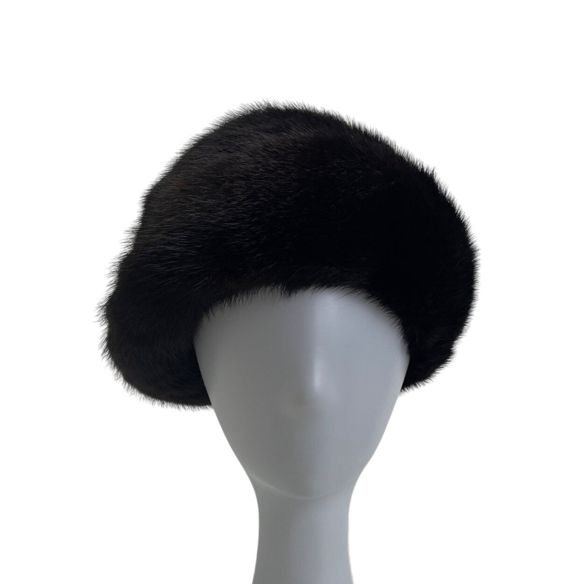 Vintage Kakas Fur Company Women's Brown Mink Fur Ranch Hat Cap