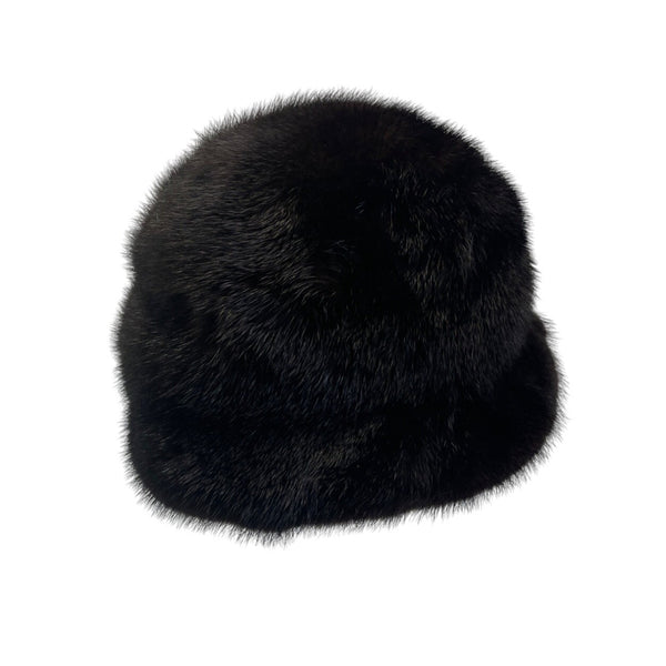 Vintage Kakas Fur Company Women's Brown Mink Fur Ranch Hat Cap