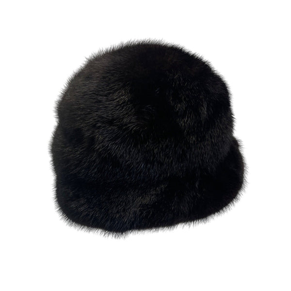 Vintage Kakas Fur Company Women's Brown Mink Fur Ranch Hat Cap