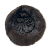 Vintage Kakas Fur Company Women's Brown Mink Fur Ranch Hat Cap