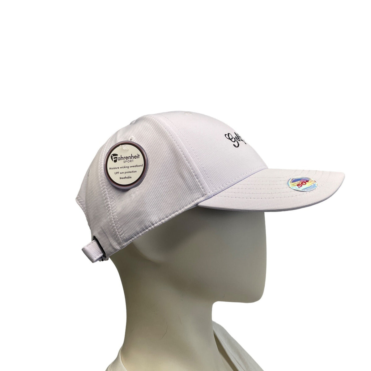 Fahrenheit White Hat Golf Baseball Cap - NWT