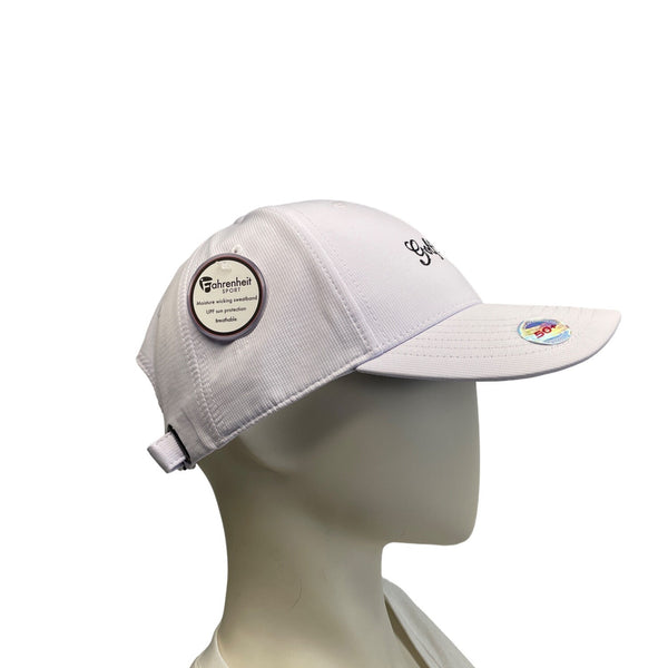 Fahrenheit White Hat Golf Baseball Cap - NWT