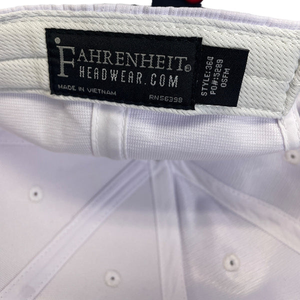 Fahrenheit White Hat Golf Baseball Cap - NWT