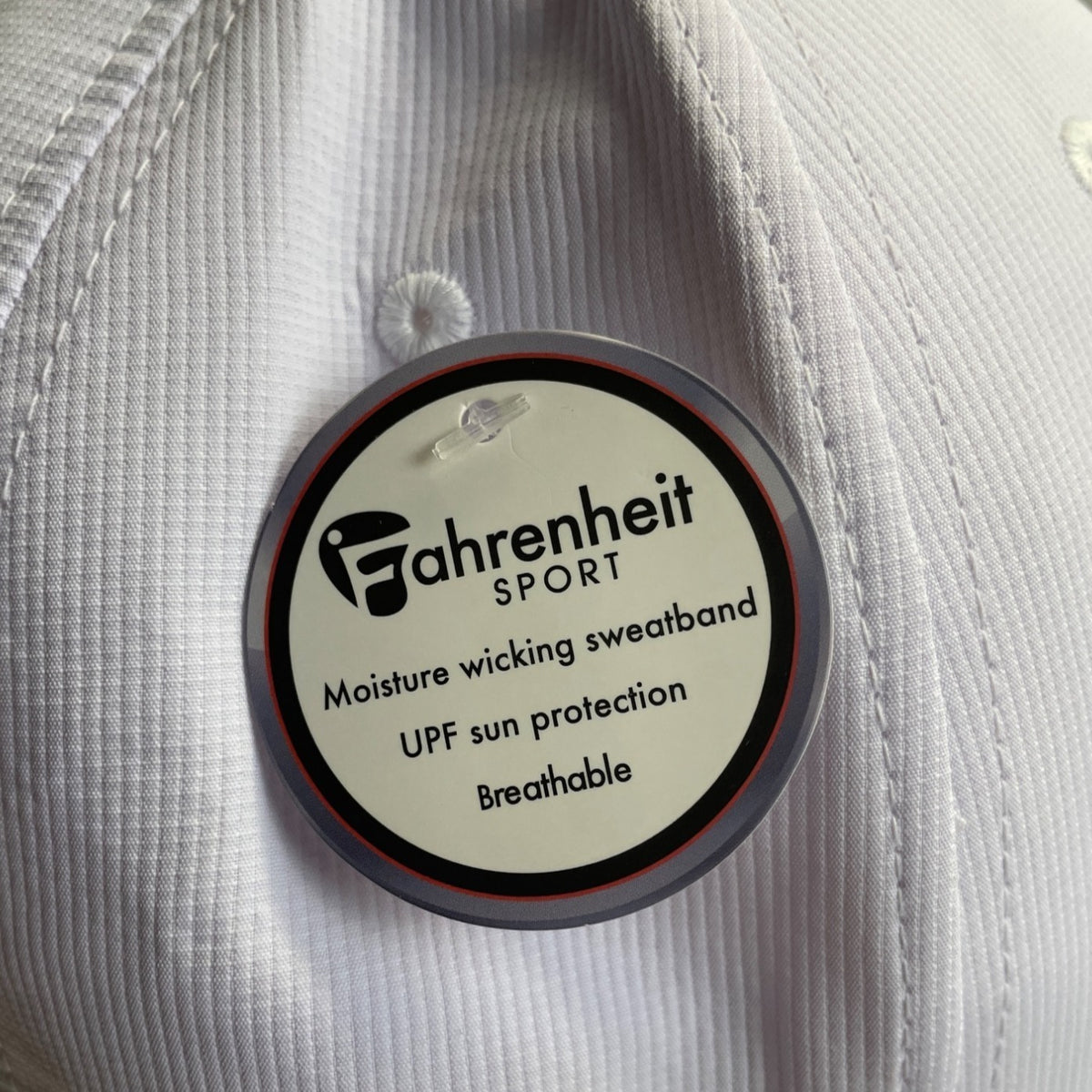 Fahrenheit White Hat Golf Baseball Cap - NWT