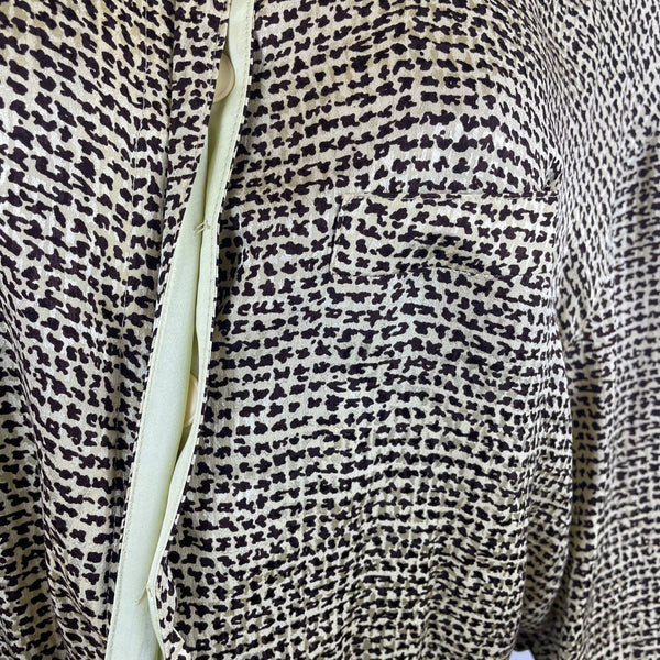 Anne Kleinll Women’s Brown Tunic With Belt Long Sleeve Modern Look Sz 8