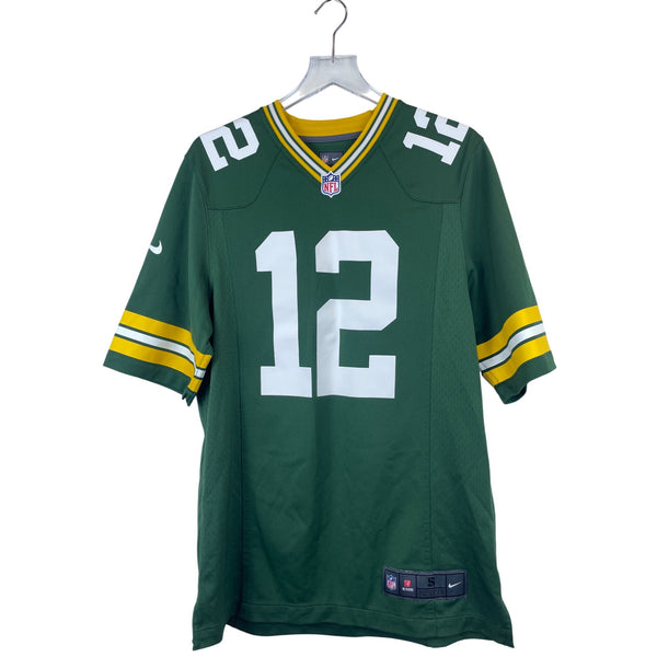 Nike Mens Green Rodgers 12 NFL On-Field Jersey Small Lightweight Game-Day Uniform