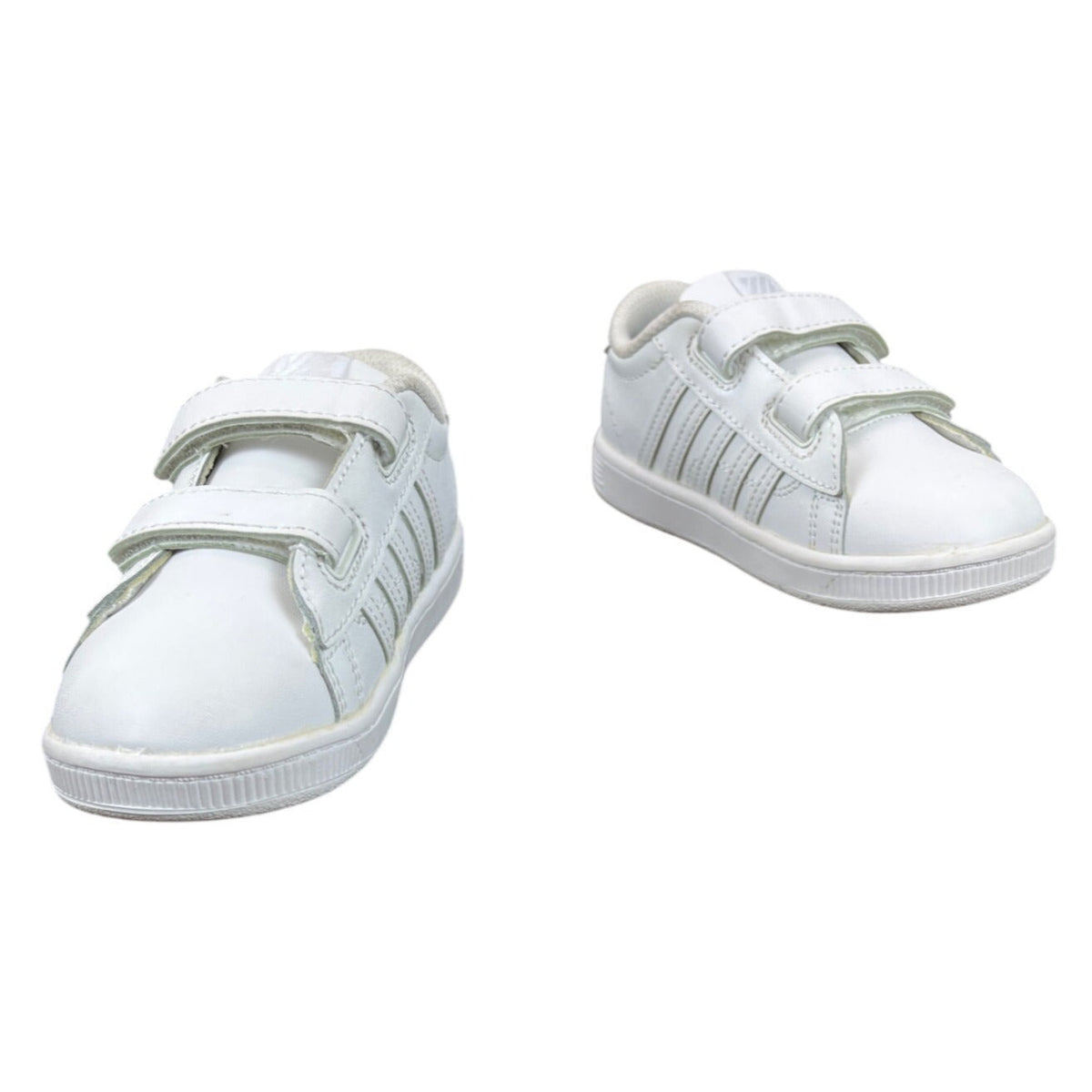K-Swiss Infants White Strapped Sneakers Size 8