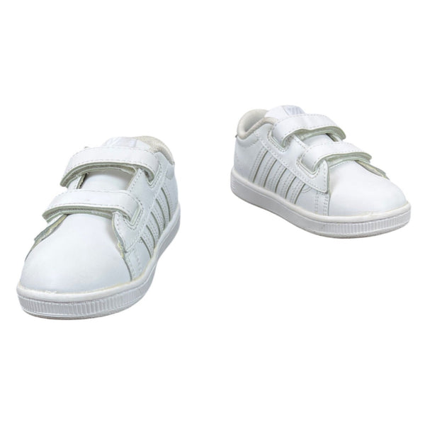 K-Swiss Infants White Strapped Sneakers Size 8