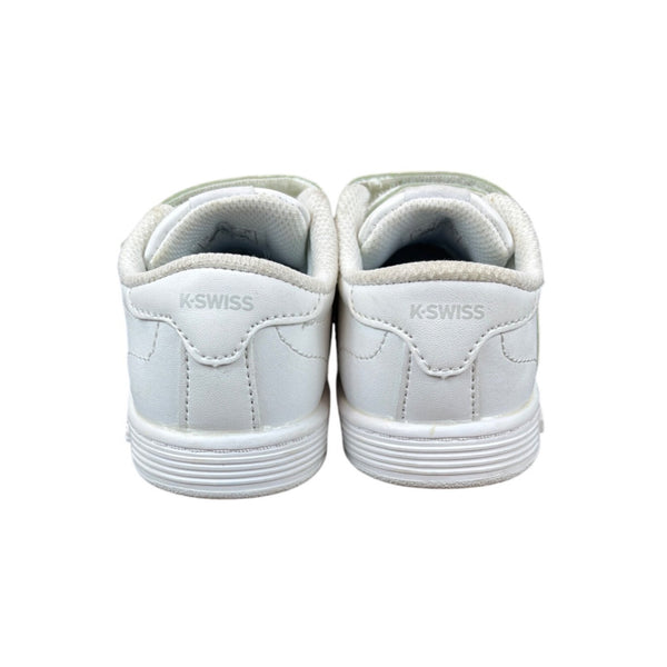 K-Swiss Infants White Strapped Sneakers Size 8