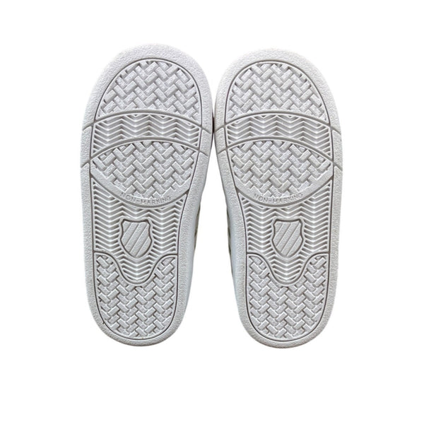 K-Swiss Infants White Strapped Sneakers Size 8