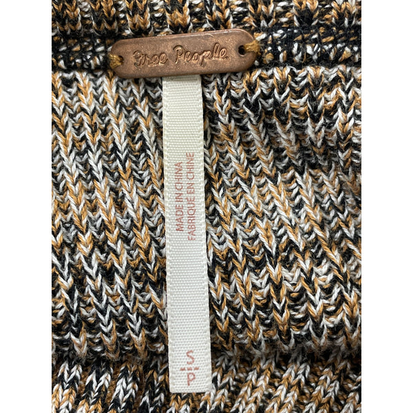 Free People Off-Shoulder Ribbed Knited Long Sleeve Sweater Size SP