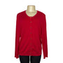 Calvin Klein Womens Red Button-Front Cardigan Sweater Size L