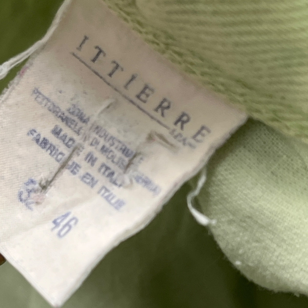 Versace Mint Green Women’s Cotton Blend Skinny Fit Jeans Size 32x46