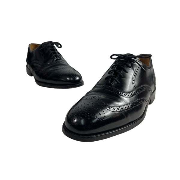 Bostonian Men's Black Crown Windsor Oxfords First Flex Leather Shoes Sz 10