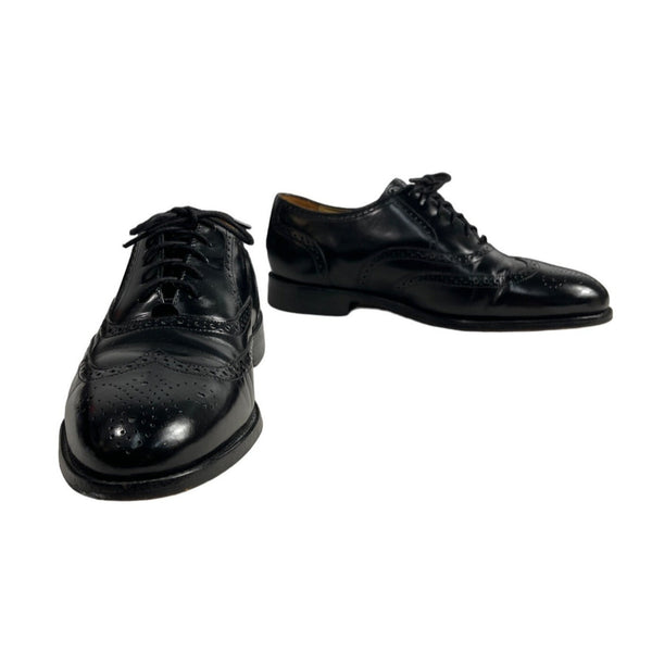 Bostonian Men's Black Crown Windsor Oxfords First Flex Leather Shoes Sz 10