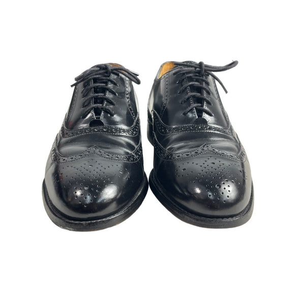 Bostonian Men's Black Crown Windsor Oxfords First Flex Leather Shoes Sz 10