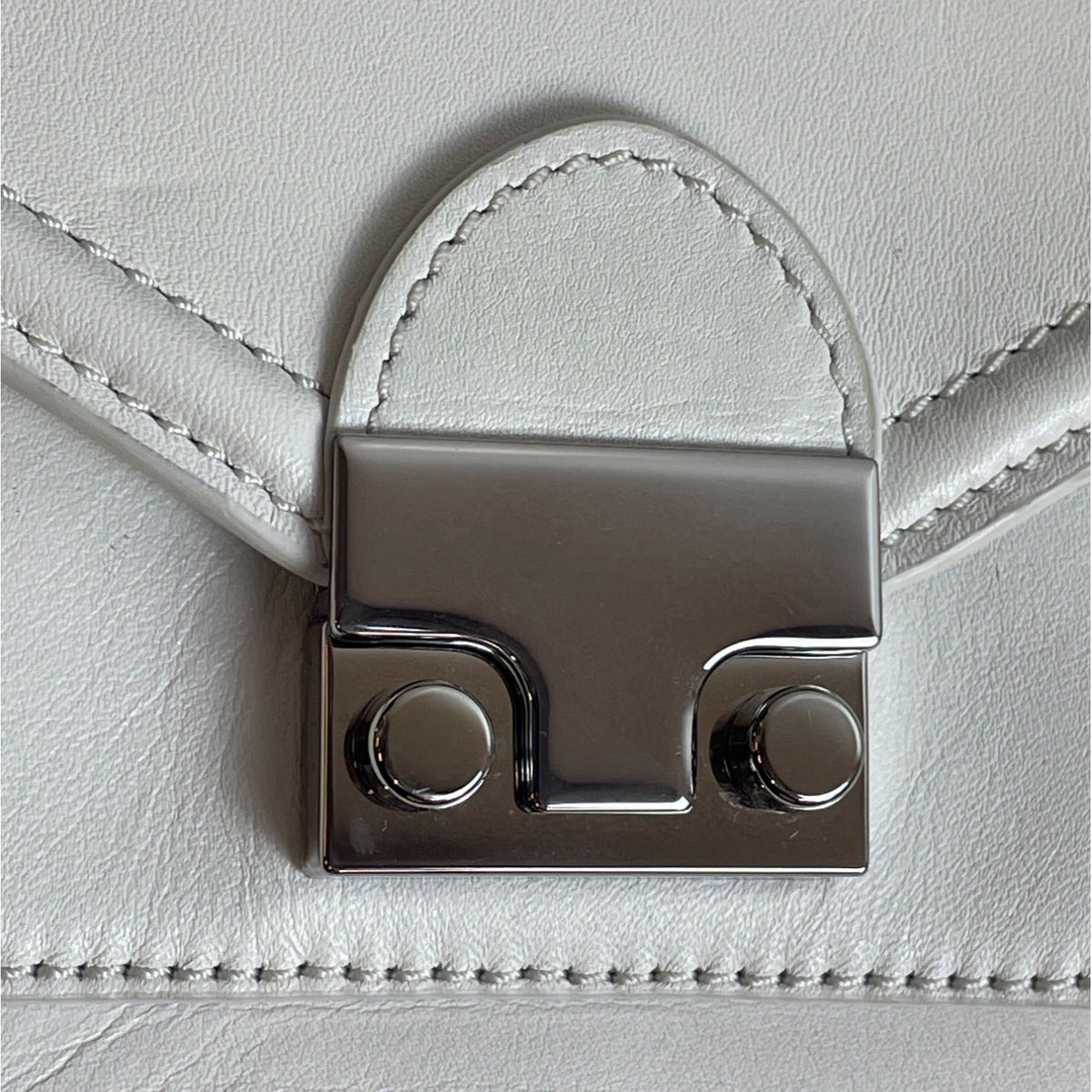 Loeffler Randall Women's White Baby Rider CrossBody Bag Sz S