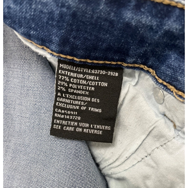 Tribal Jeans Embroidered Denim Skinny Jeans Floral Pattern Stretchy Size 4