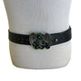 Vtg 1982 Bergamot Dungeons and Dragons Warrior Enameled Black and Leather Belt