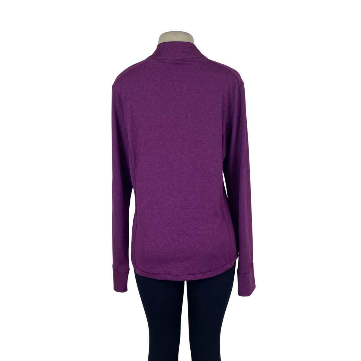 3X Platinum Womens Purple Full-Zip Jacket Soft Lightweight Long Sleeve XXL
