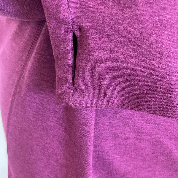 3X Platinum Womens Purple Full-Zip Jacket Soft Lightweight Long Sleeve XXL