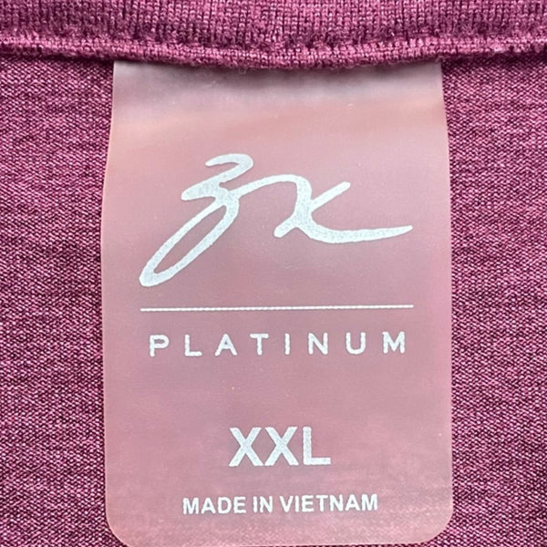 3X Platinum Womens Purple Full-Zip Jacket Soft Lightweight Long Sleeve XXL