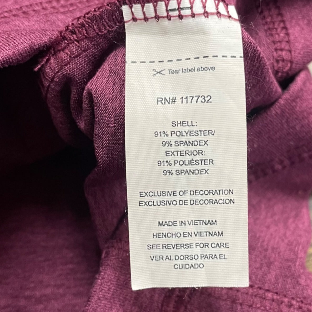 3X Platinum Womens Purple Full-Zip Jacket Soft Lightweight Long Sleeve XXL