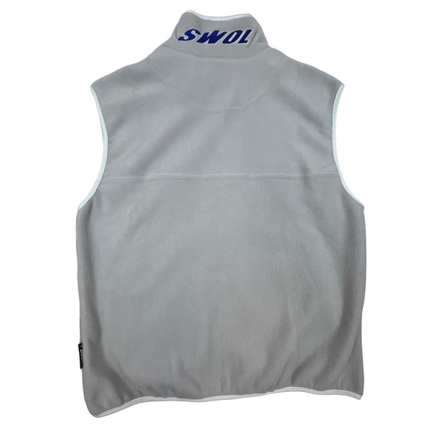 Swol Men’s Gray Sleeveless Zip Up Golf Vest Sz L - NWT