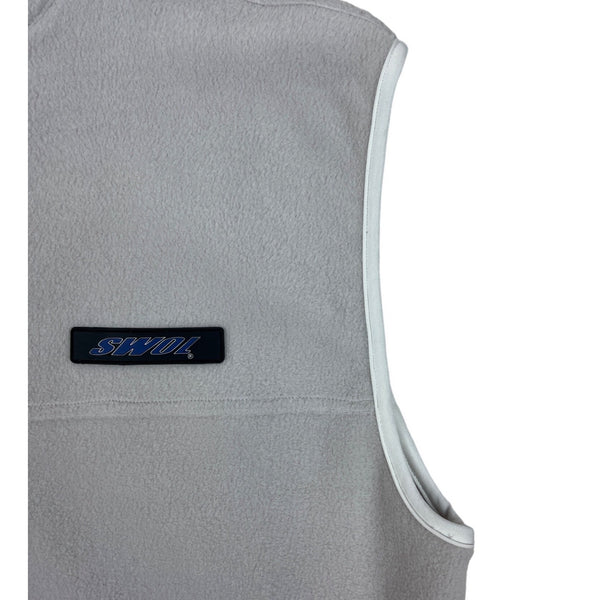 Swol Men’s Gray Sleeveless Zip Up Golf Vest Sz L - NWT