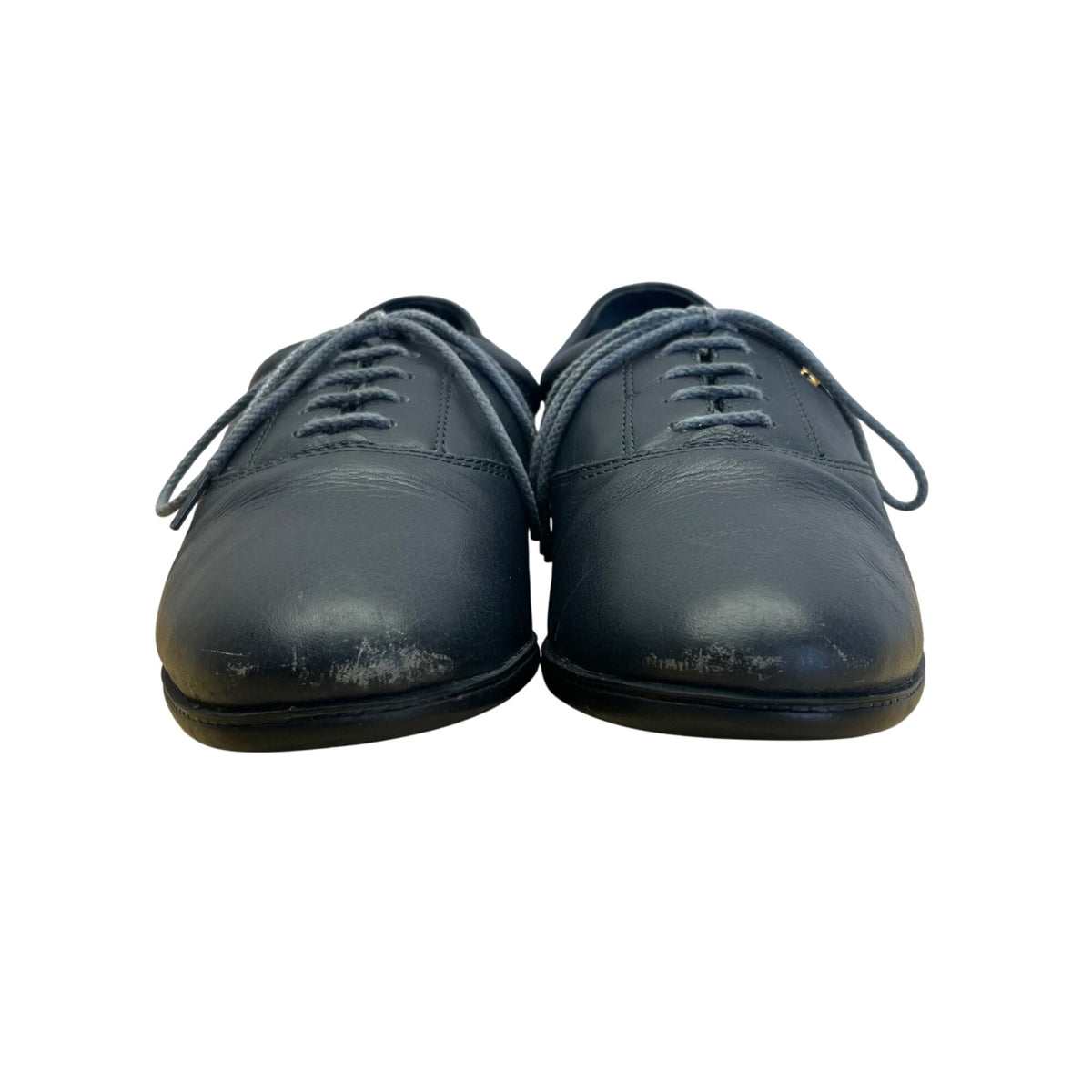 Easy Spirit Women’s Navy Leather Esmotion Comfort Lace-Up Shoes Size 9M