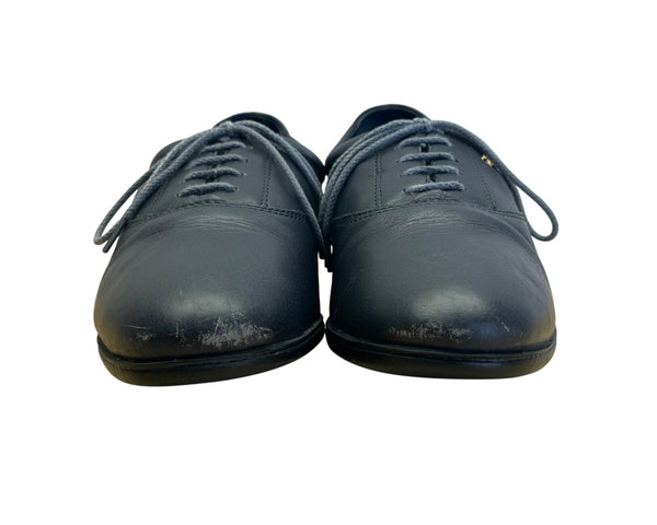 Easy Spirit Women’s Navy Leather Esmotion Comfort Lace-Up Shoes Size 9M