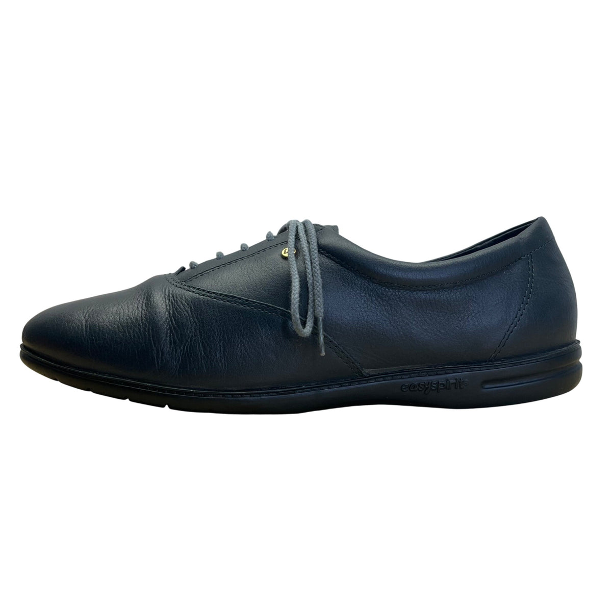 Easy Spirit Women’s Navy Leather Esmotion Comfort Lace-Up Shoes Size 9M