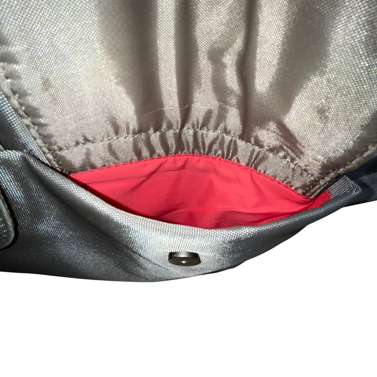 Travelon Women’s Gray Nylon Multiple Pockets Classic Anti-Theft Crossbody Bag