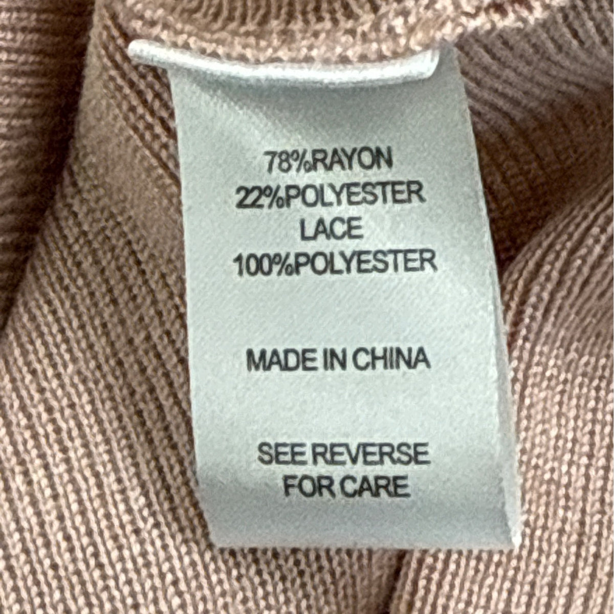 Cactus + Pearl Women’s Powder Pink Knit Sweater With Cutout Sleeves Size M